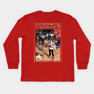 Cyber Rider of Mars Kids Long Sleeve T-Shirt